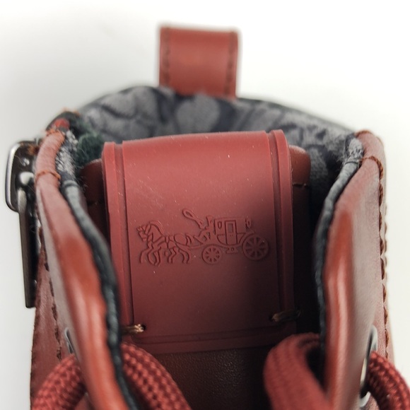 Coach Citysole Boot Men’s Sleek Designer Leather Lace Up Ankle Boots 11 - Picture 6 of 16